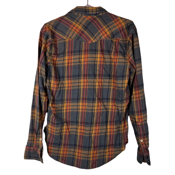 Lucky Brand Saturday Stretch Snap Button Top Mens Size Small - Picture 4 of 4